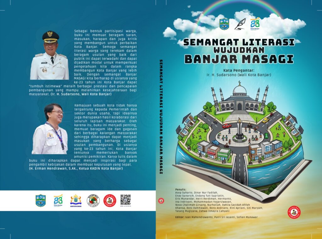 Cover Buku Semangat Literasi wujudkan Banjar Masagi